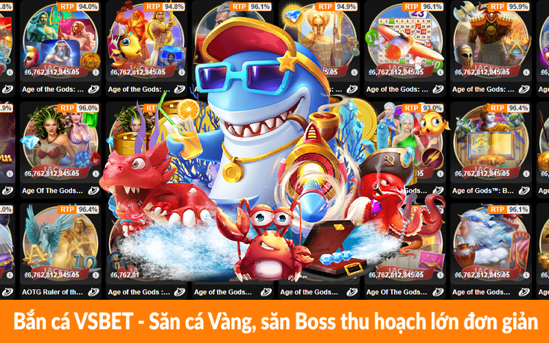 Bắn cá VSBET - Săn cá Vàng, săn Boss thu hoạch lớn đơn giản