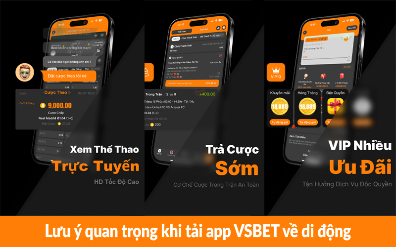 Lưu ý quan trọng khi tải app VSBET về di động Lưu ý quan trọng khi tải app VSBET về di động