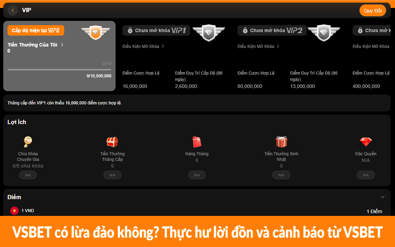 VSBET có lừa đảo không? Thực hư lời đồn và cảnh báo từ VSBET VSBET có lừa đảo không? Thực hư lời đồn và cảnh báo từ VSBET